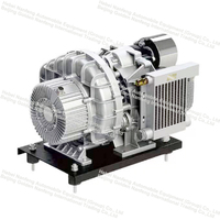 Compresseur d'air électrique NF à faible consommation d'énergie et faible bruit, 4 kW, 380 V, 7,8 A, sans huile, à spirale, refroidi par air