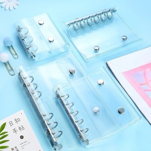 Spot Spiral PVC Loose-Leaf Organizer/Planner <b>Notepad</b> with Stylish Ins Design Detachable M5A6A7A8 Transparent Shell - Product Image 1