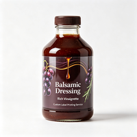 Haoxuan Üretici Balsamik Sos Şişesi Etiketleri Şeffaf PET Spot UV Baskılı Çıkartmalar Gıda Paketleme Çözümleri için