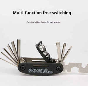 Hot Selling Customized 11 One Multi-functional Folding <b>Bicycle</b> Maintenance Tools Metric Industrial Grade High Quality Chromium - Product Image 5