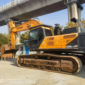 Máquina de construcción Excavadora sobre orugas usada Hyundai 520 Corea del Sur Original Hyundai en buena calidad - Product Image 1