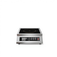 Table de cuisson à induction électrique commerciale concave ou plate 3500W/5000W, grande puissance, pour restaurant, plaque de cuisson, plaque chauffante