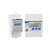 Compteur d'énergie monophasé CHINT DDSU666 220V sur rail DIN, classe 2.0, précision, étanche et durable