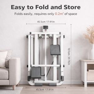 Máquina de step plegable ajustable para el hogar, equipo de fitness de bajo impacto para piernas, glúteos y pérdida de peso - Product Image 3