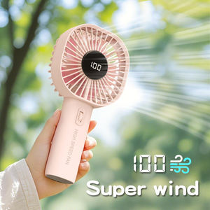 พัดลมมือถือขนาดเล็กแบบพกพาไร้ใบพัด ใช้พลังงานจากแบตเตอรี่และ USB เสียงเบา เหมาะสำหรับใช้ในรถยนต์และกลางแจ้ง ขายส่ง - Product Image 5