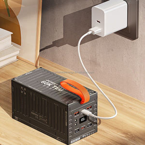 Sáng tạo container LED ánh sáng ngoài trời cắm trại ngân hàng điện 60000mAh khẩn cấp sạc nhanh di động pin di động gói - Product Image 6