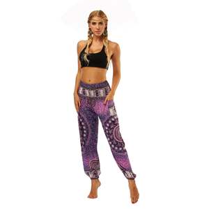 Pantalones de Yoga Elásticos para Mujer, Estilo Harem, Estampados, Largos hasta el Tobillo, Cintura Media, Casuales, Alta Calidad a Bajo Precio - Product Image 3