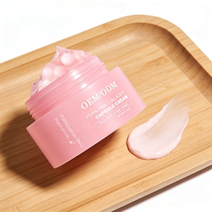 Pembe Kolajen Somon PDRN Hyaluronik Asit Kremi Kapsüllü Formül Yaşlanma Karşıtı Cilt Onarıcı Yüz Nemlendiricisi Özel Etiket - Product Image 3