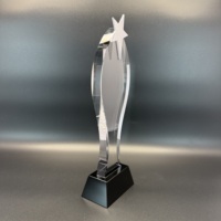 Cadeau d'affaires vierge Crystal Award Gravure Sublimation Personnalisé K9 Crystal Trophy Glass Awards Plaque
