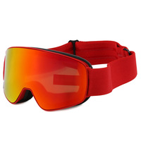 Masques de ski miroir colorés pour enfants, lunettes de sport anti-buée double couche pour garçons et filles, motocross en plein air