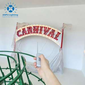 <span class=keywords><strong>ป้าย</strong></span>โค้งประดับไฟสำหรับงานรื่นเริงเกรดเชิงพาณิชย์ของ Anpu สำหรับตกแต่งสวนสนุก - Product Image 3