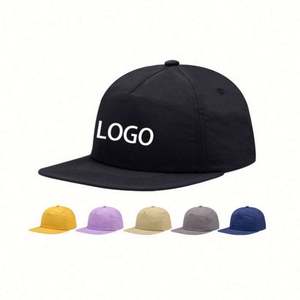 Casquette Snapback personnalisée à 5 panneaux avec logo brodé, imperméable, découpée au laser, perforée, haute performance - Product Image 2