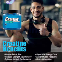 OEM Halal Bulk Pré-entraînement Créatine Sans Sucre 5000mg Créatine HCL Bonbons Gélifiés Compléments Sportifs Créatine Monohydrate Gélifiés