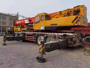 Sử dụng 75 tấn Xe Tải Cẩu nặng thủy lực di động ban đầu Sany Xe Tải Cẩu đánh giá tải công suất động cơ bơm động cơ cốt lõi trên bán - Product Image 5