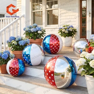 <span class=keywords><strong>Ballon</strong></span> de plage gonflable étoiles et rayures, <span class=keywords><strong>ballon</strong></span> circulaire gonflable avec impression personnalisée, <span class=keywords><strong>ballon</strong></span> gonflable à air - Product Image 4