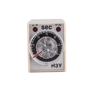 H3Y H3Y-2 H3Y-4 SPDT DPDT interrupteur Minuterie 5A 12V 24V 110V 220V temporisation relais