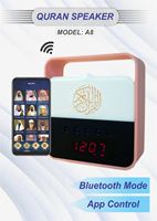 Speaker Digital Mini Laptop, Pengeras Suara Digital Mini Fm Radio Fm Koran Suci Portabel Multifungsi