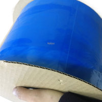 Un côté blanc un côté transparent poly plastique sacs auto sur rouleau