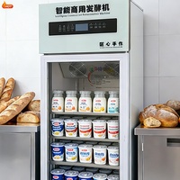 Nouvelle Machine Commerciale Intelligente à Yaourt Grande Capacité en Acier Inoxydable, Armoire de Fermentation pour Boulangerie