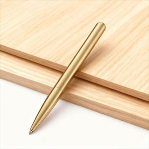 High-end Luxury Brass Metal Ballpoint <b>Pen</b> with Customer's Logo Black Ink 1.0mm Tip Custom for Corporate Gifts - Product Image 2