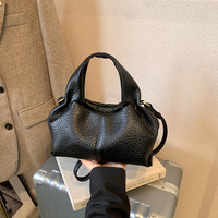 Sac nuage portable de style coréen pour femme, nouvelle collection hiver 2025, texture avancée, sac à bandoulière messager élégant et tendance