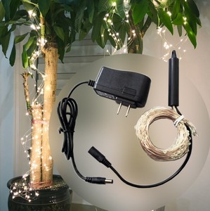 2M 200LED Cola de caballo Árbol de Navidad Cadena de luces Brillo Cobre LED para fiesta Boda Plug-In Guirnalda de luces de Navidad - Product Image 4