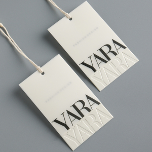 Cổ Phiếu Sẵn Sàng Sang Trọng Quần Áo Treo Thẻ 200Pcs Biểu Tượng Tùy Chỉnh Jeans Nhựa Thẻ Giấy Cho Túi Xách Và Giày Dép Trực Tiếp Vận Chuyển - Product Image 3