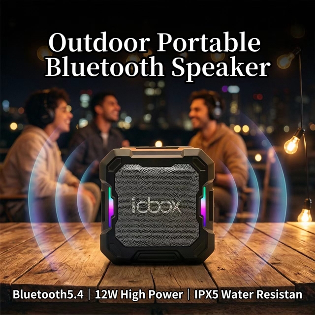 Outdoor Portable Waterproof for Speaker with 2000mAh Battery Plastic Cabinet for Party Home & Home Theatre Use