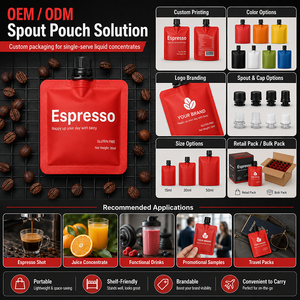 Sacchetto Professionale da 30ml per Caffè Espresso Liquido, Busta Portatile con Beccuccio per Concentrato di Caffè - Product Image 5
