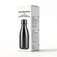 Boîtes d'expédition en carton ondulé personnalisées en forme d'avion en papier kraft pour gobelets, avec logo en relief, vente en gros