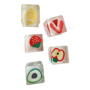 Jouet populaire en TPR transparent en forme de fruit, à presser, pour plaisanter, décompression sensorielle, anti-stress - Product Image 3