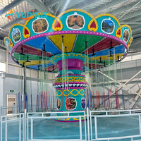 Manège à sensations fortes populaire pour parcs d'attractions, jeu rotatif pour enfants et adultes, chaise volante à tête oscillante de luxe pour extérieur et intérieur, à vendre