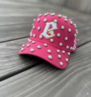 Casquettes de baseball personnalisées en cristal de verre pour hommes, 6 panneaux, respirantes, lettres 3D brodées, casquette de baseball de luxe, casquette de camionneur