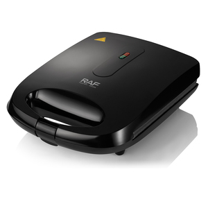 Máquina para hacer sándwiches RAF de 8 rebanadas, máquina para hacer gofres eléctrica automática, Mini máquina para hacer gofres antiadherente con revestimiento de punto de onda - Product Image 3