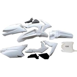 Nouvelle carénage complète de moto tout-terrain BSE150 CRF150 Titan avec pièces Bosso en plastique ABS blanc/noir - Product Image 1