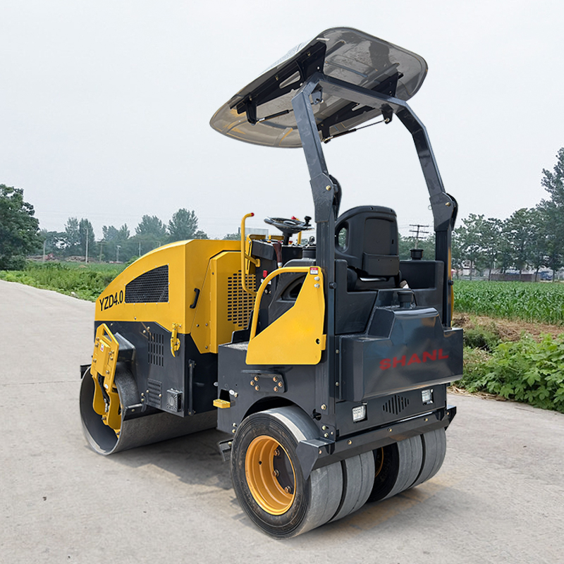 4 Ton Tyre Combined Road Roller in Affordable Price Original Brand Road Machinery 4ton YZD4.0 Compactor Road Roller