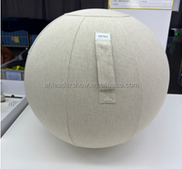Housse de ballon de Pilates écologique et lavable avec poignée pour exercices de Pilates assis