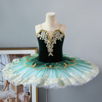S0022 Tutu de ballet classique pour enfants, tenue de performance pour filles ballerines