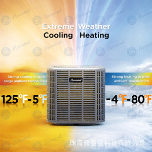 Unité de traitement d'air Pvemind 36000 BTU 900 CFM R-410A, système HVAC à vitesse variable, refroidissement et chauffage - Product Image 2