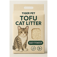 Litière pour chat en tofu biodégradable Eco Safe, 100% végétale, jetable aux toilettes, agglomération instantanée, 99% sans poussière, ingrédients naturels