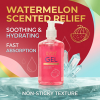 FLOWER SECRET Gel Post-Épilation Pastèque 250g Apaisant Hydratant Réparateur Non Collant OEM Marque Privée