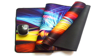 Tapis de Souris de Bureau Personnalisé avec Logo, Antidérapant, Anti-Rayures, en Caoutchouc, 600x300mm, 2-3mm, Bords Verrouillés, Vente en Gros, OEM ODM, XHY