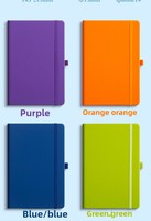 Carnet en similicuir rigide personnalisé avec logo, sangle de maintien, reliure sans fil, bloc-notes épaissi, agenda professionnel, 100 feuilles