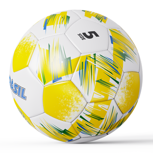 Ballon de football taille 5 officiel, livraison en 7 jours, fabriqué au Vietnam, prêt à être expédié, vente en gros, logo personnalisé, cousu à la machine, PVC. - Product Image 1
