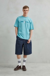 Camiseta Unisex Extra Grande Informal y Transpirable de Algodón con Diseño de Pez Piranha Verde - Product Image 6