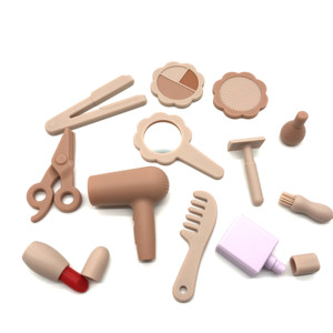 Simulación de 12 piezas de juguete de mesa, maquillaje, cosméticos, juego de vestir, juego de peluquería Natural para más de 3 niñas, regalos - Product Image 3