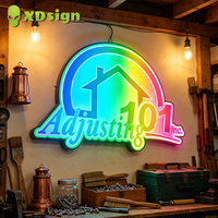 XDSign Magic-Color LED Aufblasbare Werbe-Leuchtbox Bluetooth-Steuerung Programmierbares 3D-Design IP65 Firmendekoration