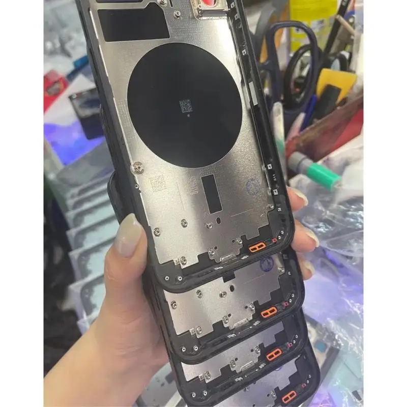 공장 가격 휴대 전화 뒷면 커버 중간 섀시 프레임 배터리 커버 하우징 케이스 어셈블리 iPhone13 13Pro Max