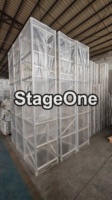 Structure de scène mobile modulaire en alliage d'aluminium de haute qualité, antirouille, capacité de charge de 1000 kg, pour concerts et événements musicaux