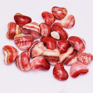 Atacado <span class=keywords><strong>Gemstone</strong></span> Natural Polimento Escultura Cura Cristal Rodocrosita Forma Do Coração para Decorativa - Product Image 5